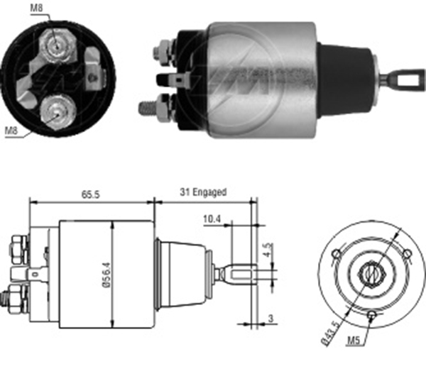 MARS OTOMATIGI 12V NISSAN - ESTAQUITAS - HIKARI - PICK-UP - SENTRA - TSURU