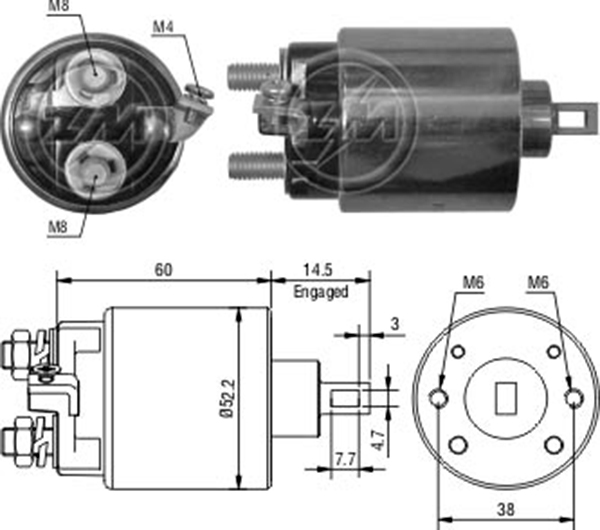 MARS OTOMATIGI 12V OPEL COMBO - CORSA - ASTRA 1.7 DIESEL (CBS-3258 - SHI-0410)