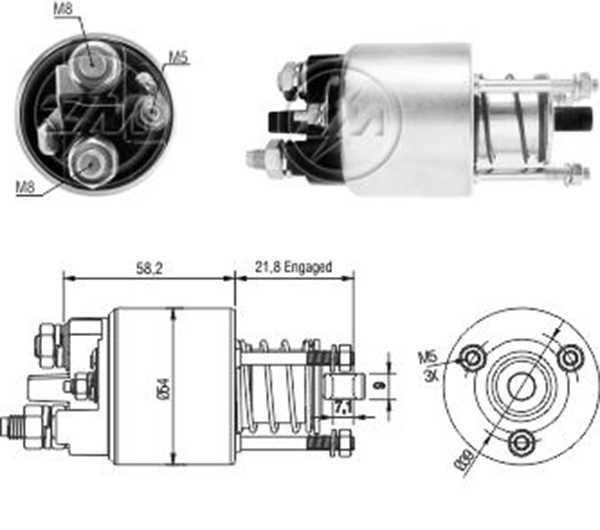 MARS OTOMATIGI 12V CITROEN C5 2004 / PEUGEOT 206 - 207 - 307