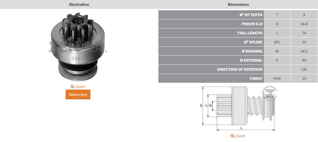 MARS DISLISI 9 DIS FIAT IVECO KISA TIP TAM FREZE