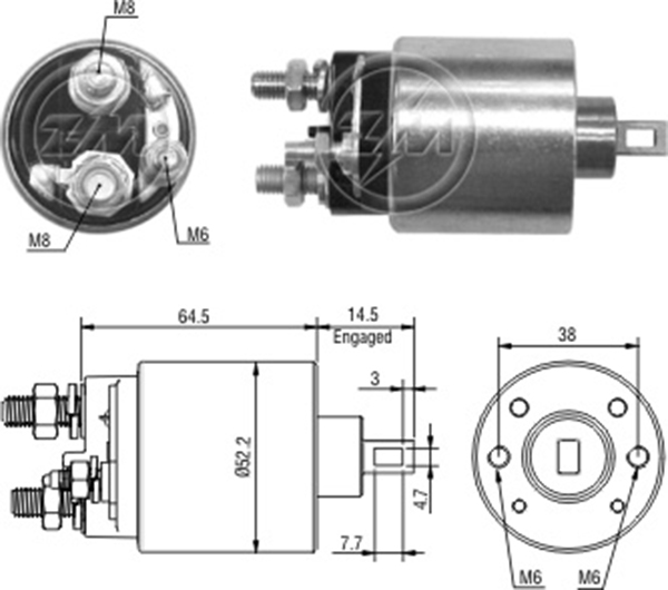 MARS OTOMATIGI 12V FORD COURIER - ESCORT - FIESTA - FOCUS - MONDEO - RANGER / GM - CHEVROLET CORSA