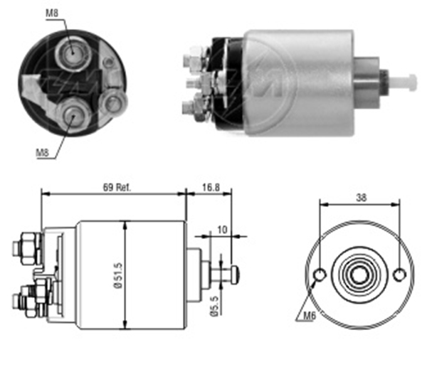 MARS OTOMATIGI 12V FORD FIESTA - FOCUS - FUSION - PUMA (SMO-0961)