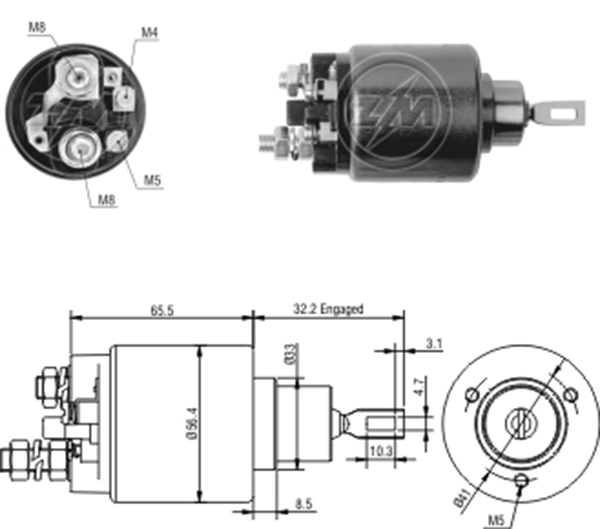 MARS OTOMATIGI 12V AUDI 80 - 100 / FORD PAMPA / VOLKSWAGEN PASSAT 1.5L