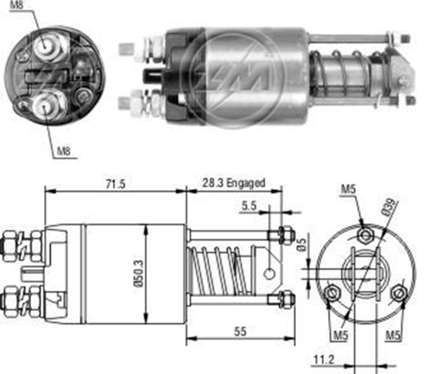 MARS OTOMATIGI 12V DUCATI / FIAT 1.3D / RUGGERINI / SEAT 1.7D