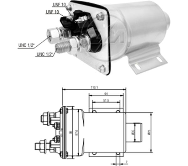 MARS OTOMATIGI 12V 40MT - 50MT CATERPILLAR IS MAKINASI (SDE-0951 - SS-1870 - UMO-2234)