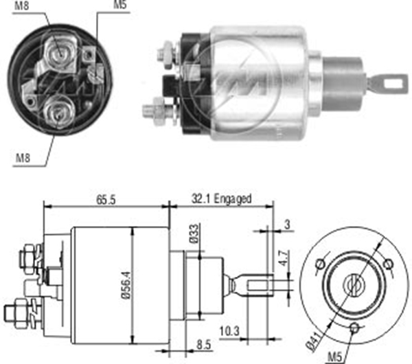 MARS OTOMATIGI 12V CITROEN BX - C15 / PEUGEOT 205 / RENAULT