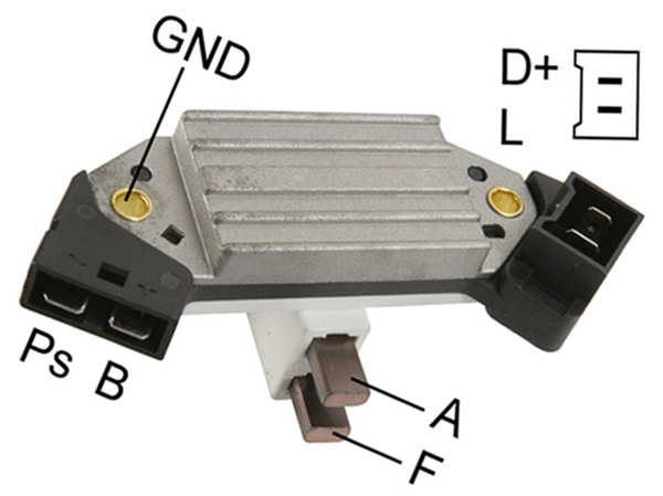 ALTERNATOR KONJEKTOR 12V RENAULT 9-11 / FLASH 2+2 FIS KOMURLU