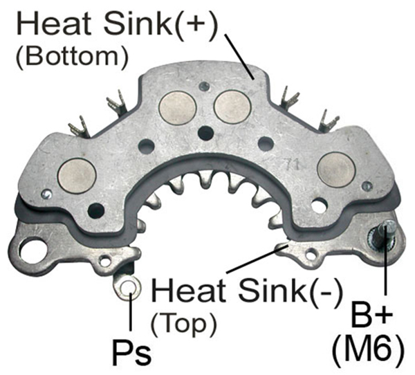 ALTERNATOR DIOT TABLASI NISSAN MAXIMA / INFINITI 119MM