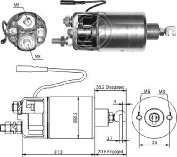 MARS OTOMATIGI 12V TOYOTA 1000 - CARINA - LITE ACE - STARLET