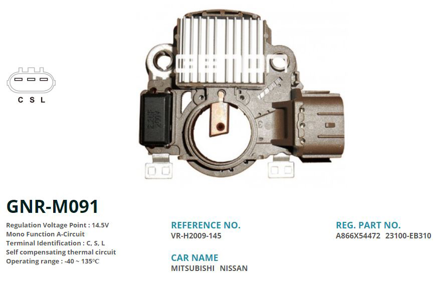 ALTERNATOR KONJEKTOR 12V NISSAN (C, S, L)