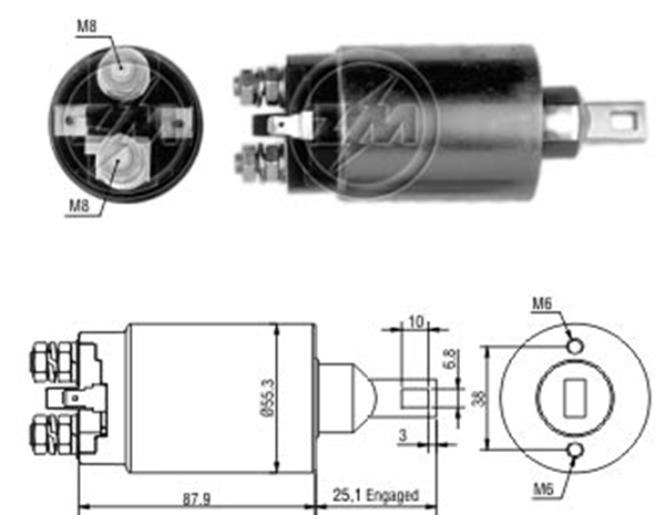 MARS OTOMATIGI 12V KIA MOTORS BESTA - BONGO K2500 - BONGO K2700 - PREGIO 2.7 D