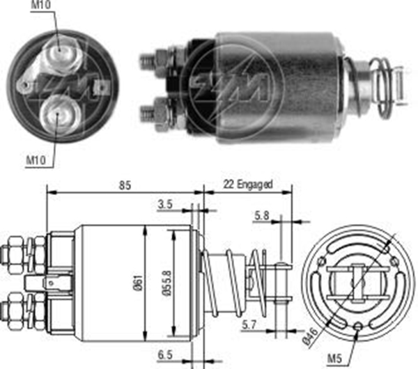 MARS OTOMATIGI 12V FIAT / IVECO (BMM PISTONLU) (SMA-0655)