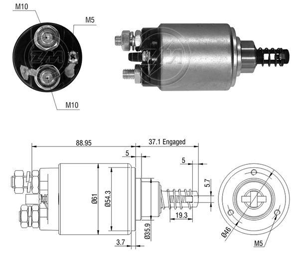 MARS OTOMATIGI 24V CASE / FIAT-IVECO / FIATALLIS / FORD / KOMATSU / MERCEDES-BENZ / VOLKSWAGEN / VOLVO