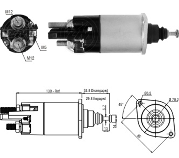 MARS OTOMATIGI 24V 38MT CUMMINS MOTOR DAEWOO IS MAKINASI (KULAKLI TIP)