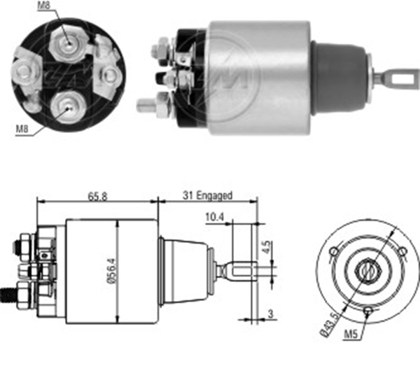 MARS OTOMATIGI 12V ALPINA ROADSTER / BMW 5 SERIES - 7 SERIES - 8 SERIES - X5 - Z8