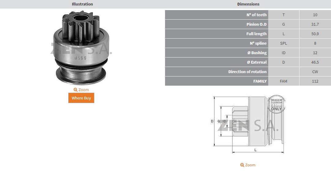 MARS DISLISI 10 DIS MAZDA 323 - 626