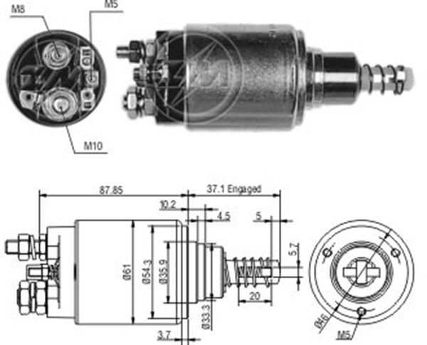 MARS OTOMATIGI 12V PEUGEOT 504 - 505 - 604 / TALBOT TAGORA