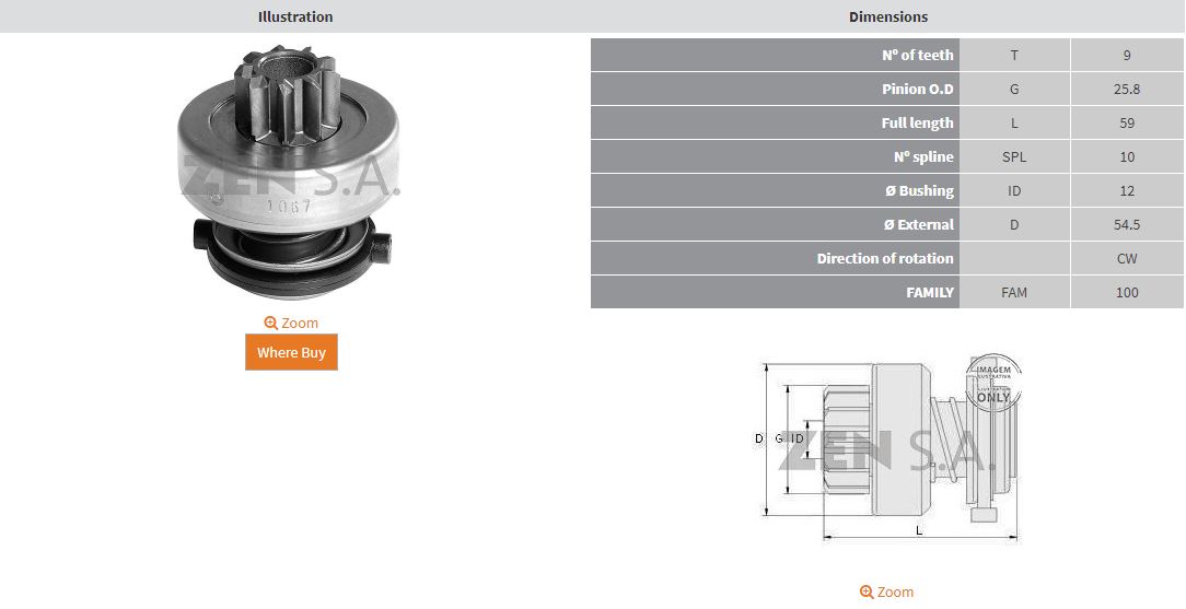 MARS DISLISI 9 DIS VOLKSWAGEN PASSAT 1.9 TDI 1995-2000 / AUDI 80 - 90 - A4 - A6