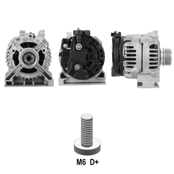 ALTERNATOR 12V 90 AMP MERCEDES-BENZ A140 - A160 1.4 - 1.6 - VANEO 1.6 (SG9B037)