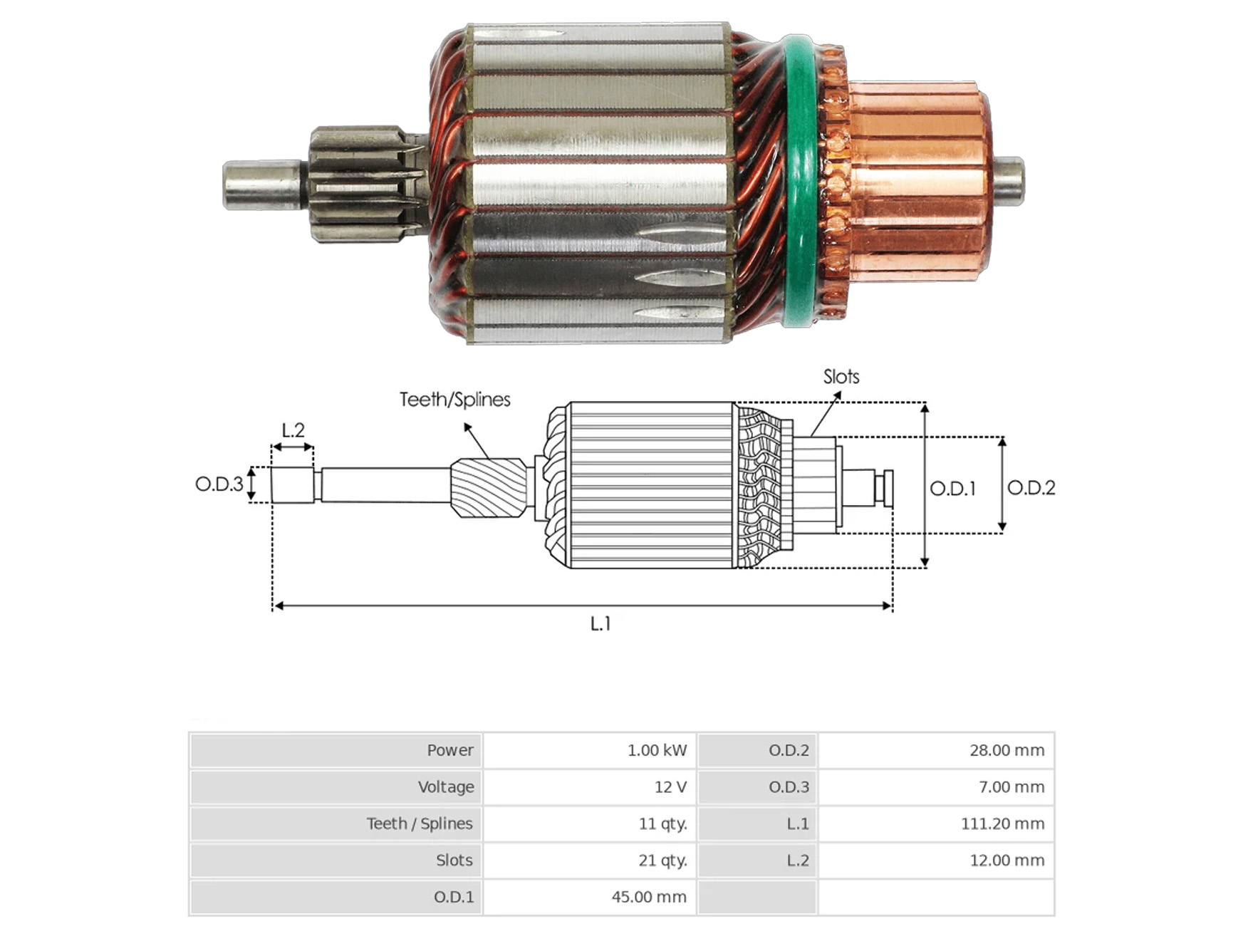 MARS KOLLEKTORU 12V 11 DIS TOYOTA COROLLA - AVENSIS - YARIS / HONDA CIVIC / SUBARU IMPREZA / SUZUKI SWIFT / KUBOTA /