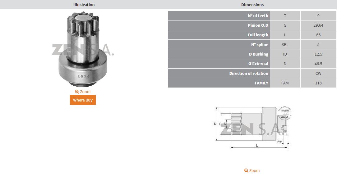 MARS DISLISI 9 DIS DAEWOO JAPON FORKLIFT / NISSAN NX - SENTRA