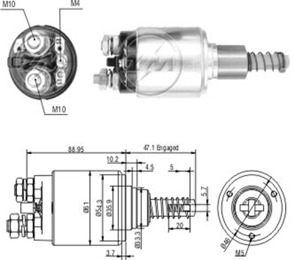 MARS OTOMATIGI 12V FIAT-IVECO 110 - 13 - 130 - 13 - 75 - 9 - 80 - 13 - 80 - 9 - 90 - 13