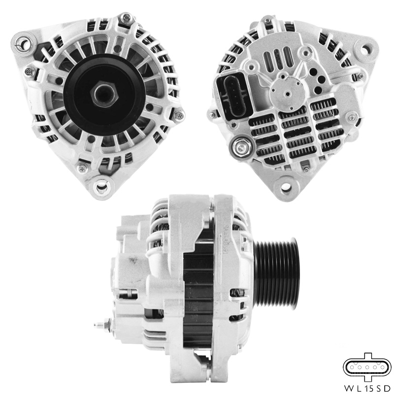 ALTERNATOR 24V 120 AMP DEUTZ MOTORLU DORUK OTOBUS / KHD (A4TA8391)