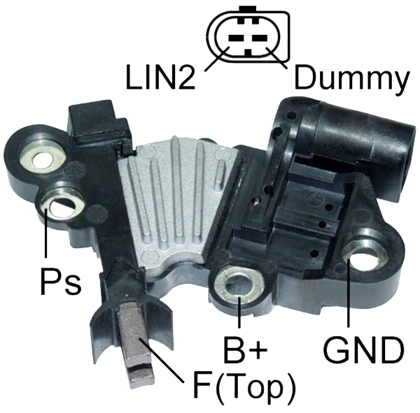 ALTERNATOR KONJEKTOR 12V LIN-DUMMY(X) TERMINAL MERCEDES BENZ SERVICING: BOSCH 0120000028 / 0121715006 - 007 - 011 - 014 -