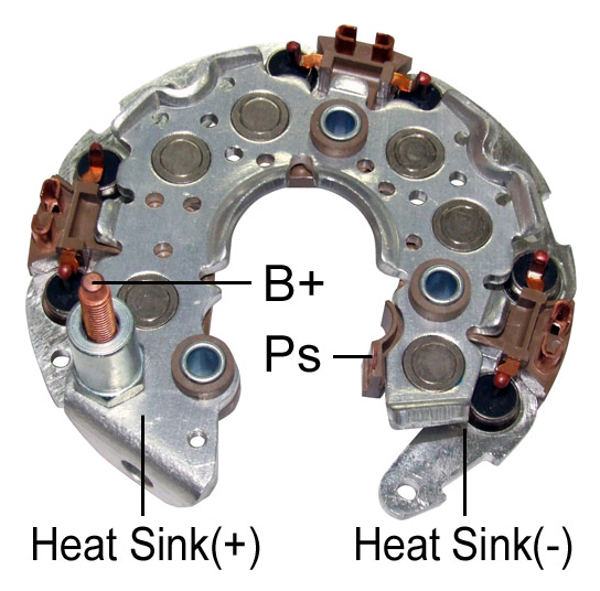 ALTERNATOR DIOT TABLASI GM BUICK / CADILLIC / PONTIAC 117MM