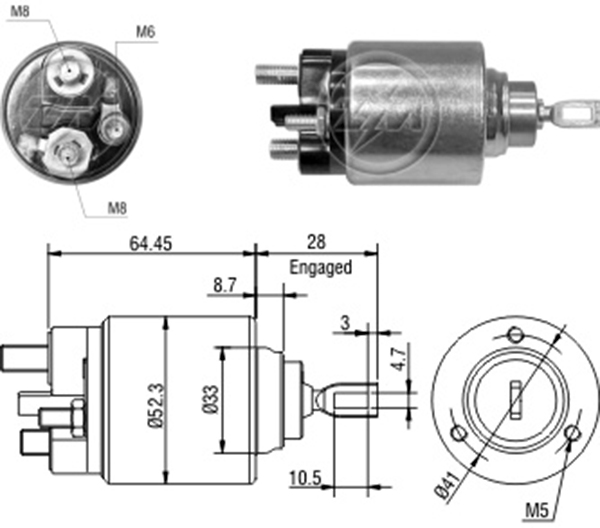 MARS OTOMATIGI 12V FORD COURIER - ESCORT - EUROLINE - KA - MONDEO - NUGGET - SCORPIO - TOURNEO - TRANSIT (SBO-0371)