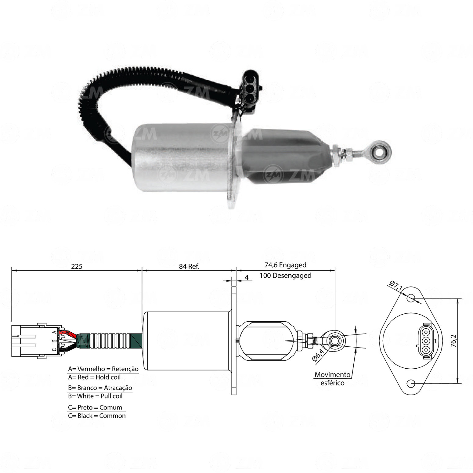 STOP OTOMATIGI 24V CUMMINS / VOLKSWAGEN