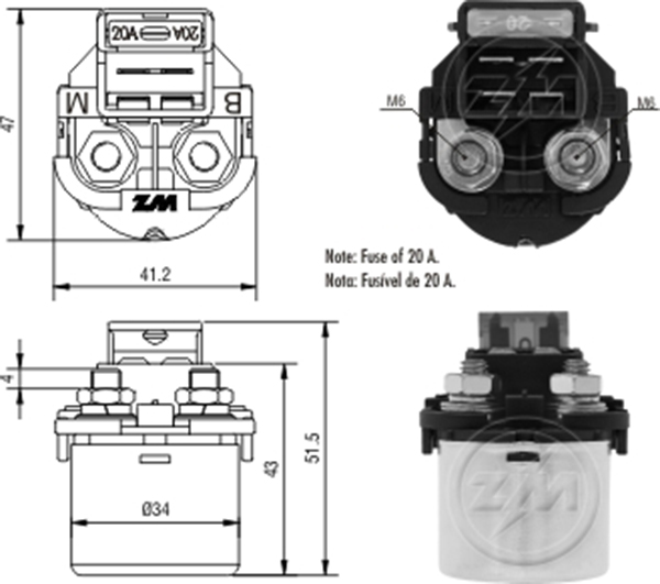 MARS OTOMATIGI 12V HONDA CBX 250 - XR 250 MOTORSIKLET