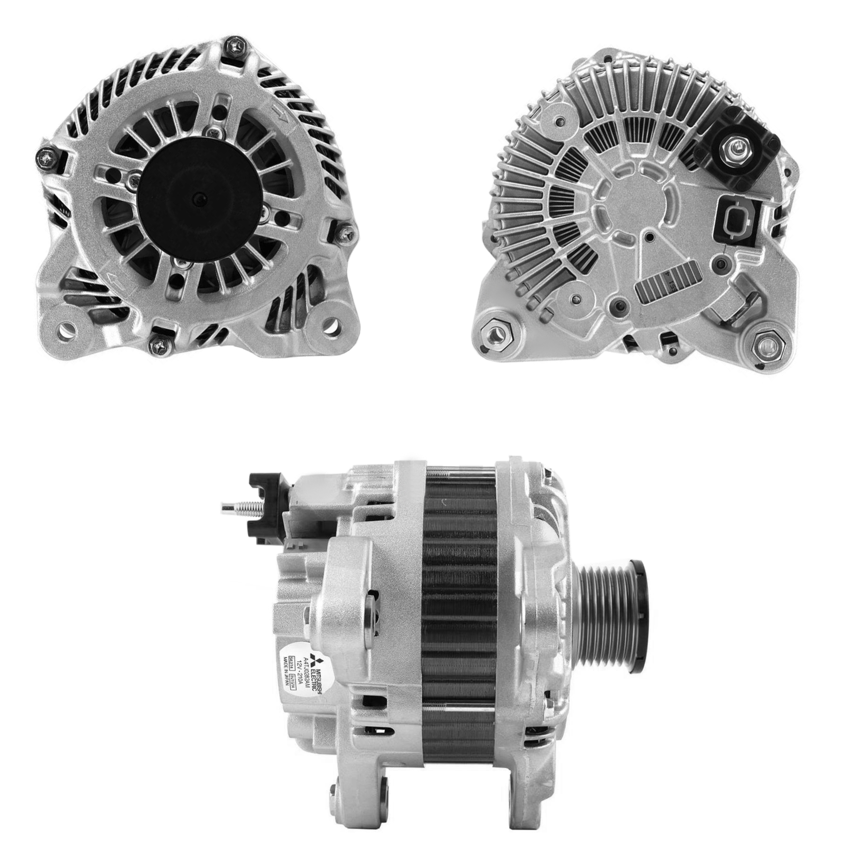 ALTERNATOR (TOYOTA TSUSHO) 12V 210 AMP DACIA DOKKER - DUSTER - LOGAN 1.5 DCI / RENAULT LAGUNA - MEGANE - KANGOO