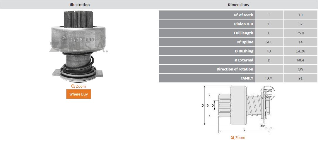 MARS DISLISI 10 DIS JOHNDEERE 5200 - 5300 - 5303 - 5310 - 5400 - 5410 - 5500 - 5510