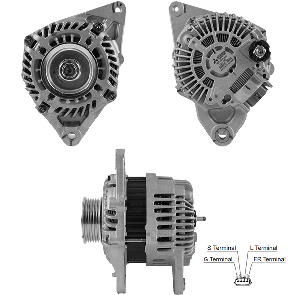 ALTERNATOR 12V 95 AMP MITSUBISHI L200 2.5 - TRITON 2.5 DI-D 4WD