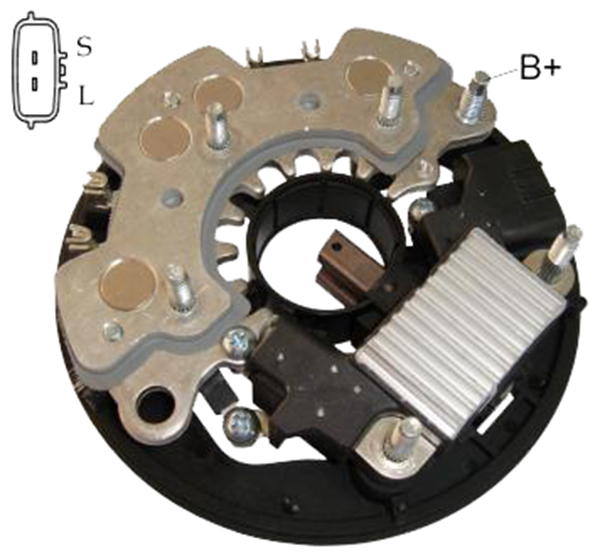 ALTERNATOR DIOT TABLASI 12V S-L TERMINAL NISSAN MAXIMA (DIOT TABLASI + KONJEKTOR) 110 AMP (LR1110-705)