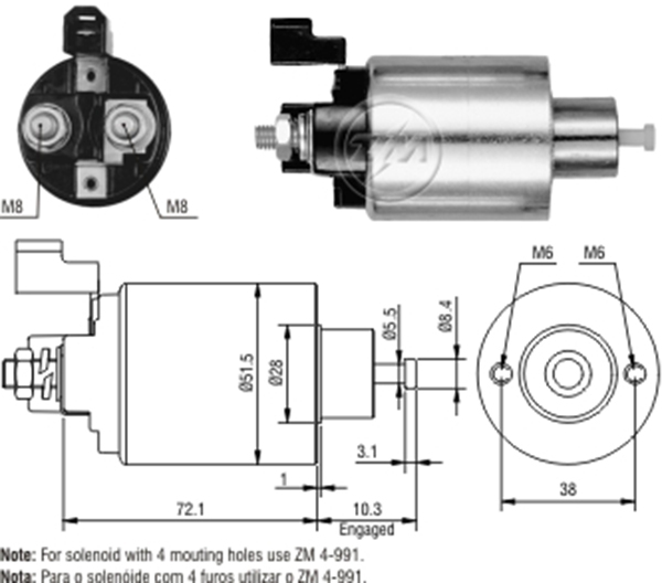 MARS OTOMATIGI 12V CHRYSLER - DODGE - CHRYSLER - PLYMOUTH (SMI-4991)