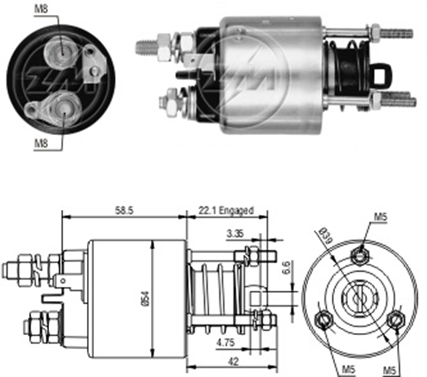 MARS OTOMATIGI 12V FIAT PUNTO - TEMPRA - TIPO - UNO / LANCIA DEDRA - DELTA