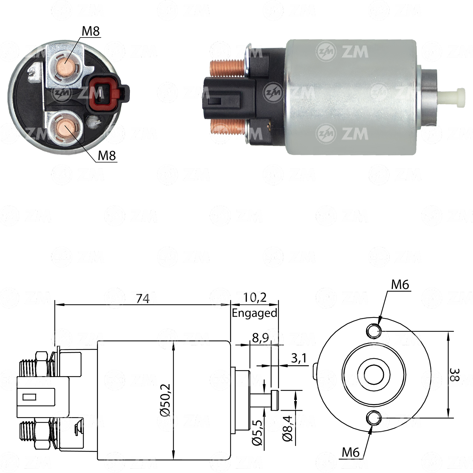 MARS OTOMATIGI 12V HYUNDAI SONATA - TUSCON - I40 - IX35 / KIA CERATO - FORTE - OPTIMA - SOUL