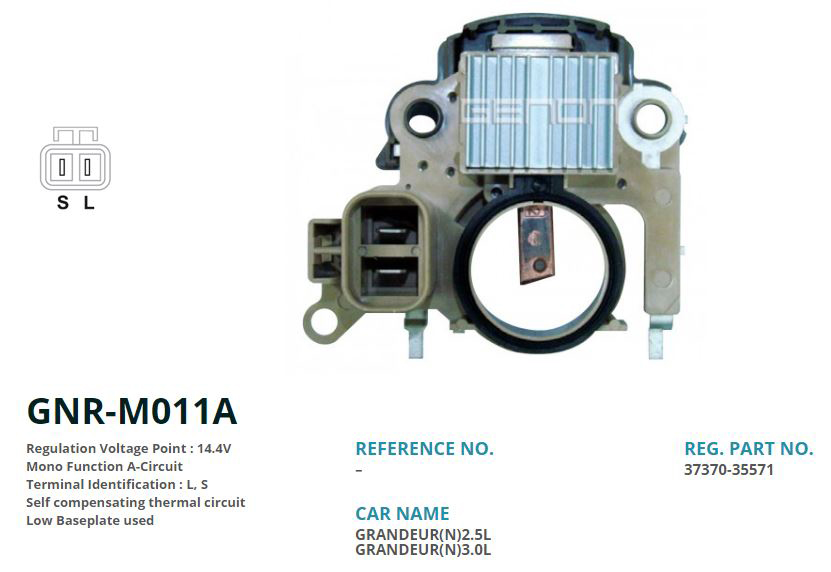 ALTERNATOR KONJEKTOR 12V MAZDA 626 - 929 ESKI MODEL (L, S)