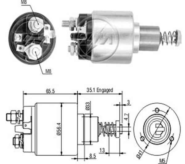 MARS OTOMATIGI 12V VOLKSWAGEN CADDY - GOLF - JETTA - SCIROCCO / OPEL2 FISLI (CBS - B603)