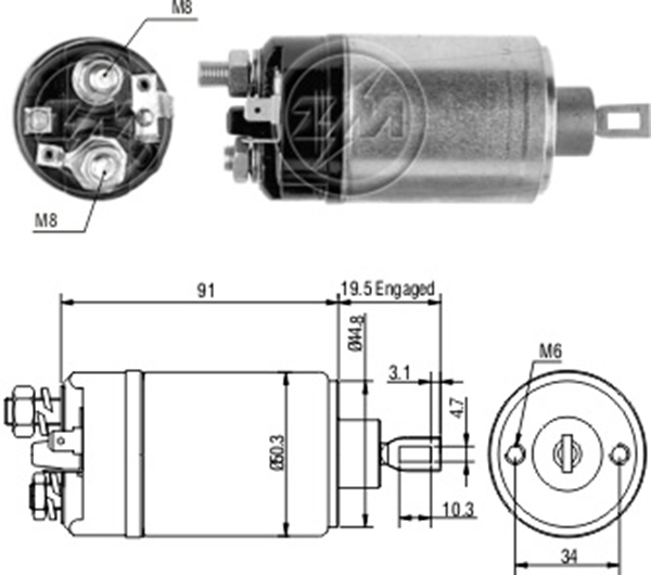 MARS OTOMATIGI 12V SAAB / VOLVO / AUDI / OPEL / PORSCHE