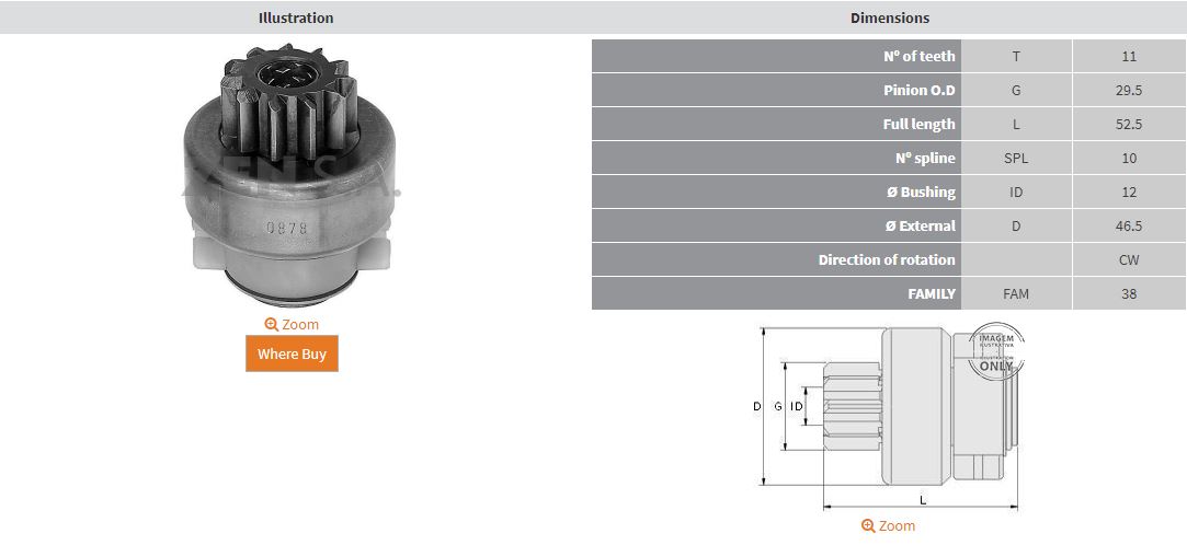 MARS DISLISI 11 DIS FIAT TEMPRA / TIPO 1.6 - 1.8 - 2.0