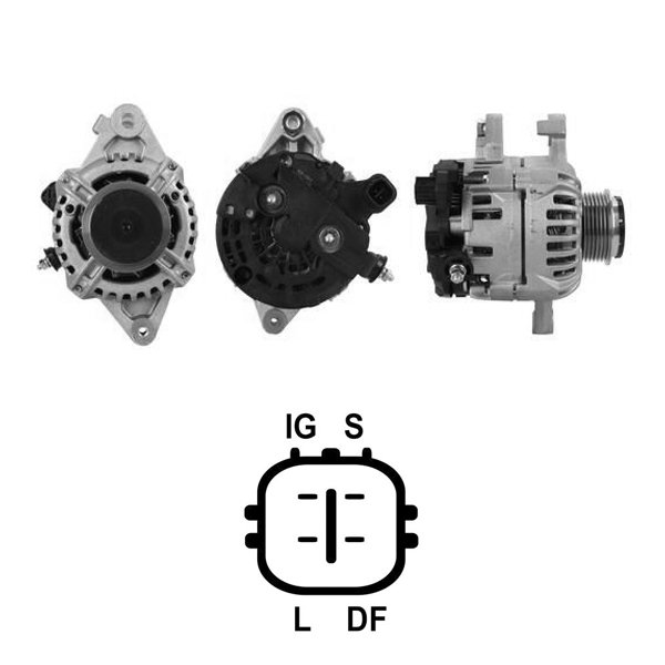 ALTERNATOR 12V 90 AMP TOYOTA YARIS 1.4 D-4D (0124225055)