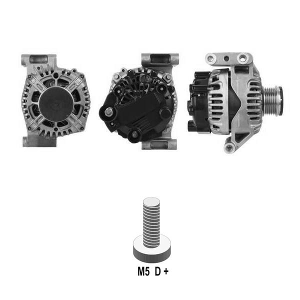 ALTERNATOR 12V 120 AMP FIAT 1.3 MULTIJET / LANCIA 1.3 CDTI / OPEL 1.3 CDTI / SUZUKI 1.3 CDTI / VAUXHALL 1.3 CDT