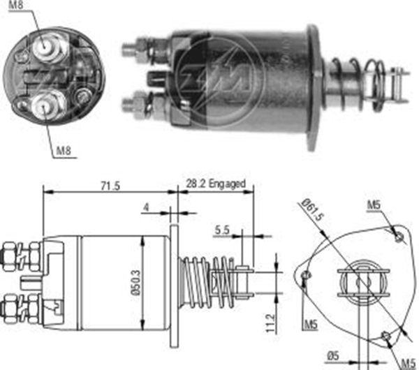 MARS OTOMATIGI 12V FIAT 850 - 900 / SEAT 133