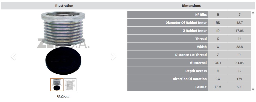 ALTERNATOR KASNAK BMW 118 - 120 - 316 - 320 - X1 (7 KANAL)
