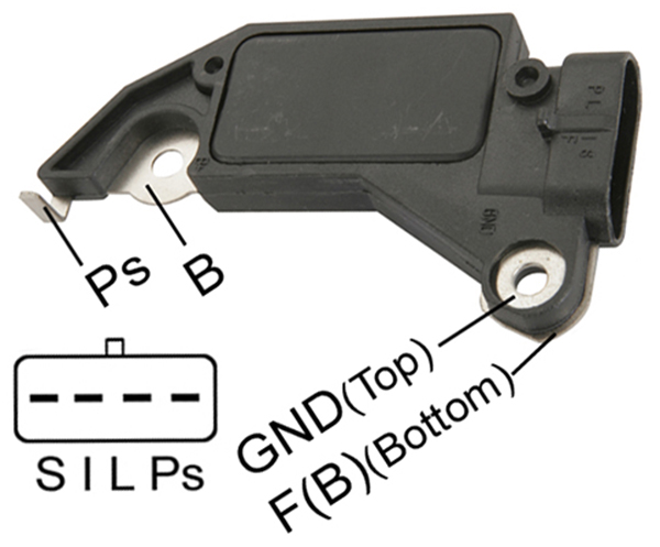 ALTERNATOR KONJEKTOR 12V GM 4 KALIN FIS