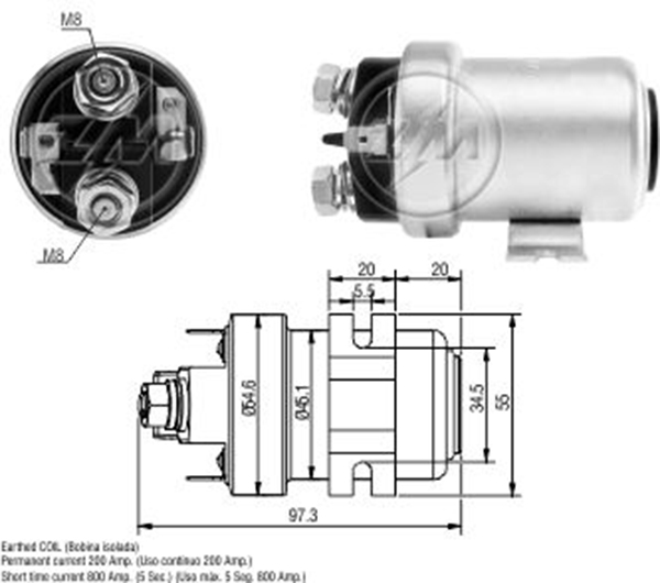 MARS OTOMATIGI 24V 200 AMPER UNIVERSAL TIP ARA OTOMATIK