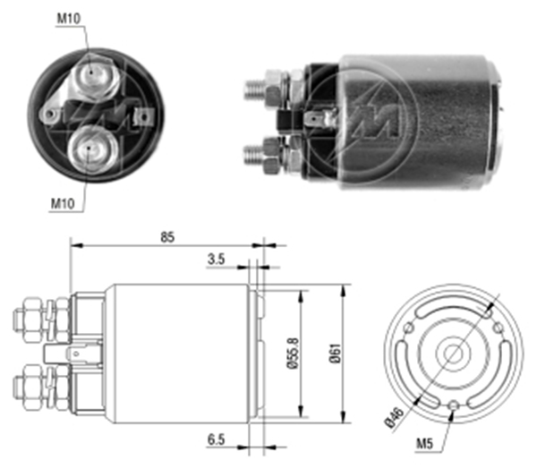 MARS OTOMATIGI 12V FIAT / IVECO / FIAT ALLIS (BMM) (SMA-0654)